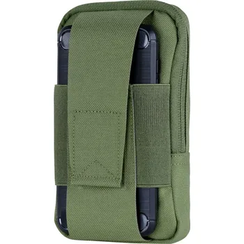 Ledvinka CONDOR OUTDOOR Pouzdro PHONE MOLLE na telefon ZELENÉ