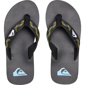 Chlapecká žabka Žabky Quiksilver Molokai Stitchy Youth black/black/green 2 (34) 2023 - Odesíláme do 24 hodin