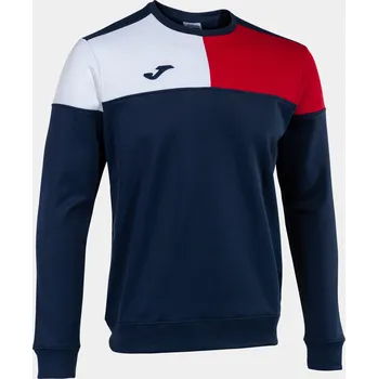 Pánská mikina Mikina Joma Crew V Barva: Tmavě modro červená, Velikost: 4XS