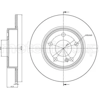 Brzdový kotouč Brzdový kotouč CIFAM (800-1437C)