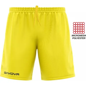 fotbalové trenky givova One M žlutá 0007