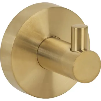 Držák na ručník Sapho X-ROUND GOLD háček, zlato mat XR205GB