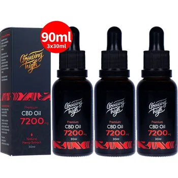 CBD Growing High CBD olej 7200mg 30ml - AKCE 2+1 ZDARMA