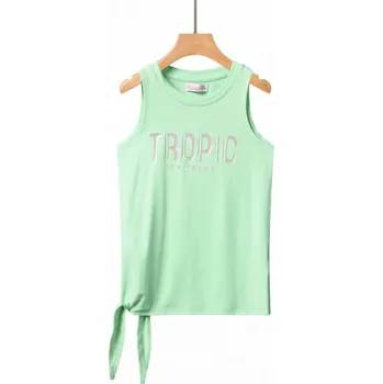 Dívčí tričko GLO STORY DÍVČÍ TRIČKO "TROPIC" Barva: bílá, Velikost: 122/128