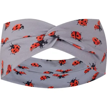 Čelenka Ebbie Bavlněná čelenka - BERUŠKY NA ŠEDÉ Velikost: 1-3