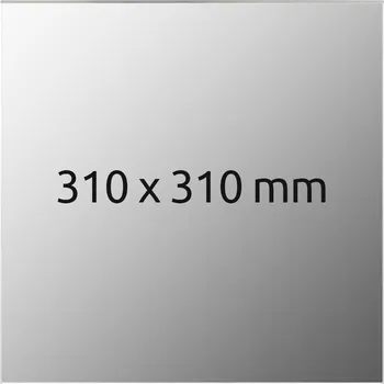 3D tisk Tisková podložka 310x310 mm - zrcadlo Ostrá hrana