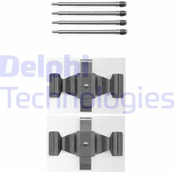 Brzdový kotouč Sada prislusenstvi, oblozeni kotoucove brzdy DELPHI LX0398