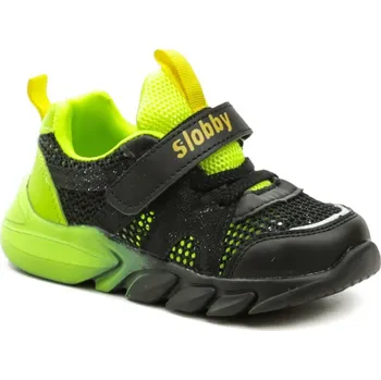 Chlapecké tenisky Slobby 171-0041-T1 černo zelené dětské tenisky EUR 23