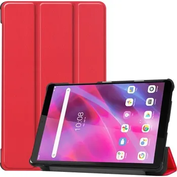 Pouzdro na tablet VSECHNONAMOBIL 36201 LEATHER Zaklápěcí obal Lenovo Tab M8 (TB-8505F) / M8 3. generace červený