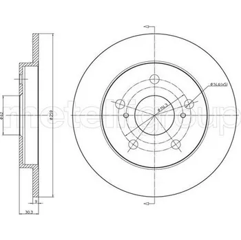 Brzdový kotouč Brzdový kotouč CIFAM (800-977C)