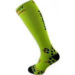 HAVEN Cyklistické podkolenky - EVOTEC SILVER - žlutá/černá 37-39