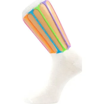 Pánské ponožky DESDEMONA magické ponožky Boma - 2.jakost 30-34 bílá