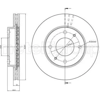 Brzdový kotouč Brzdový kotouč CIFAM (800-591)