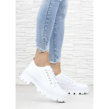 Dámské tenisky Prety Bílé plátěné tenisky 12501-8WH Velikost: 39