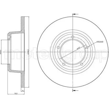 Brzdový kotouč Brzdový kotouč CIFAM (800-422)