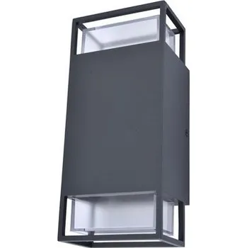 Nástěnné svítidlo Lutec 5107101118 venkovní nástěnné svítidlo Ridge , GU10 , IP54 , Šedá d-LT5107101118