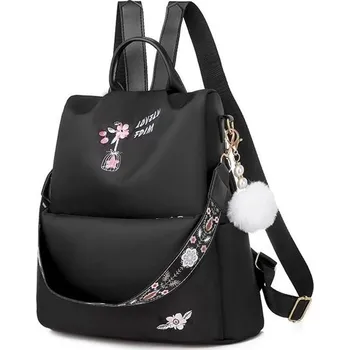 Dámský Crossbody batůžek s popruhem Lovely Foim Černý, Model S přívěškem Lifestyle 190325031643B