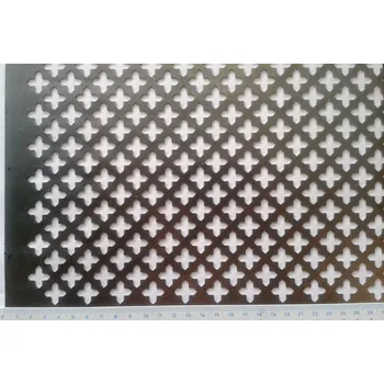 Plech Děrovaný ocelový plech DC/DD - SO / 12.00 / 23.00 / 1.00 x 1000 x 2000