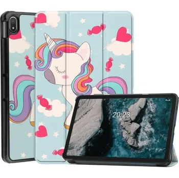 Pouzdro na tablet VSECHNONAMOBIL 37549 ART Zaklápěcí obal pro Nokia T20 UNICORN
