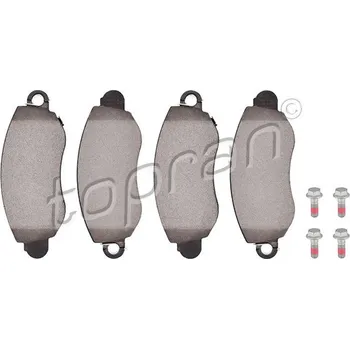 Brzdová destička Sada brzdových destiček, kotoučová brzda, , 1135167, 1318139, 1465166, YC1J2K021AA, YC1J2K021AB, YC1J2K021AC, TOPRAN, 302 053