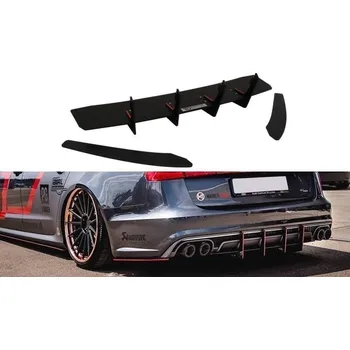 Osvětlení automobilu Zadní difuzor & Zadní splittry Audi S6 C7 FL