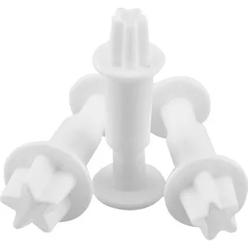 Vykrajovátko Set 3 pístových vykrajovátek tvar hvězda