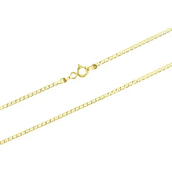 Řetízek GEMMAX Zlatý řetízek Steg - Panzer – šířka 1,6 mm, délka 45 cm – zlatý šperk ryzosti 585/1000 v Dárkovém balení s Certifikátem GUCYN-45-36201