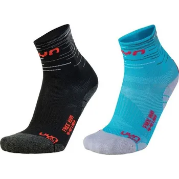Pánské ponožky Ponožky UYN Lady Free Run dvojbalení Velikost: 35-36 tyrkysová/černá