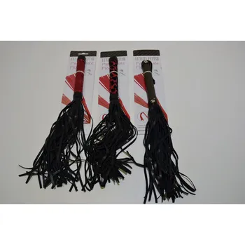 PRC Koženkové důtky pro erotické hrátky - Luxury Fetish červená