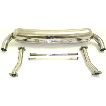 Tlumič výfuku Duplex sportovní tlumič výfuku (nerez) - s certifikátem ECE (970100D)