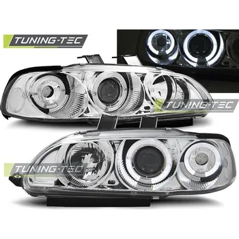 Přední světlomet PŘEDNÍ SVĚTLA HONDA CIVIC 09.91-08.95 2D/3D ANGEL EYES CHROM