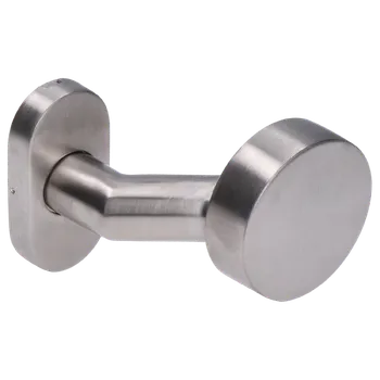 Dveřní kování KOVIAN, s.r.o. Guľa plochá, vyhnutá, oválna rozeta, pevná, AISI304