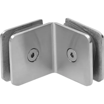 Zábradlí KOVIAN, s.r.o. Svorka skla mezi sklo a sklo 90°, sklo 8 - 10 mm, AISI 304