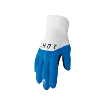 Moto rukavice Mx Rukavice Thor Agile Rival Blue / White, Velikost XL