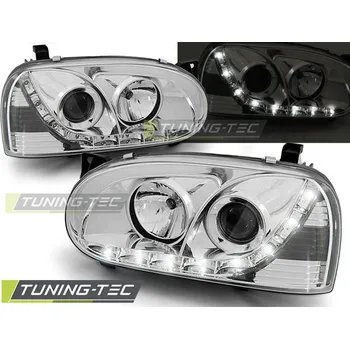 Přední světlomet PŘEDNÍ SVĚTLA DAYLIGHT CHROM pro VW GOLF 3 91-97