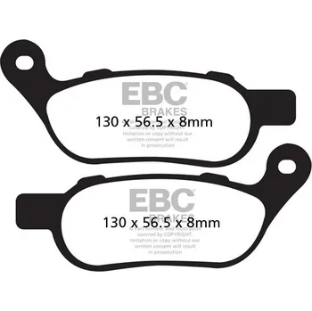 Brzdová destička EBC Brzdové obložení FA458V