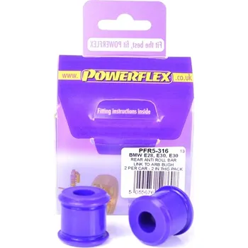 Stabilizátor nápravy Powerflex Silentblok stabilizátoru BMW E28 5 Series (1982 - 1988)