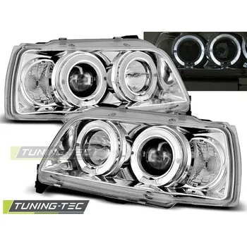 Přední světlomet PŘEDNÍ SVĚTLA RENAULT CLIO 06.90-95 ANGEL EYES CHROM