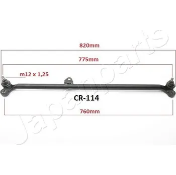 Táhlo řízení Příčné táhlo řízení JAPANPARTS CR-114