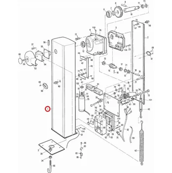 Šatní skříň NICE DOPRODEJ! PMD0001R06.4610 skříň oranžová pro WIL4 bez dvířek - potom jen v kitu PRWL04