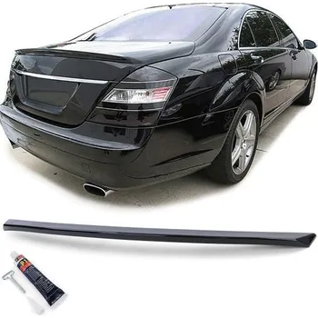 Tuning Zadní lip spoiler sport černý lesklá s ABE pro . Mercedes S Class W221 05-09