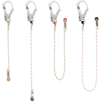 smyčka Singing Rock Lanyard "I" + Velká Spojka Barva: černá, Velikost: 120 cm