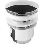 Umyvadlová výpusť 5/4", chrom, click-clack, velká zátka, nízká, MSO Mereo CH03N