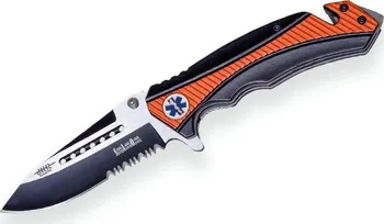 kapesní nůž Cuchilleria Joker Aeskulap záchranářský nůž oranžový s pouzdrem