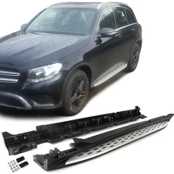 Prah karosérie Hliníkové nášlapné prahy OE styl s ABE pro. Mercedes GLC X253 od 15