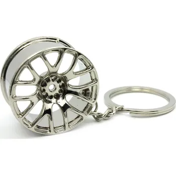 Kovová Klíčenka "0.01 wheel" - různé barvy