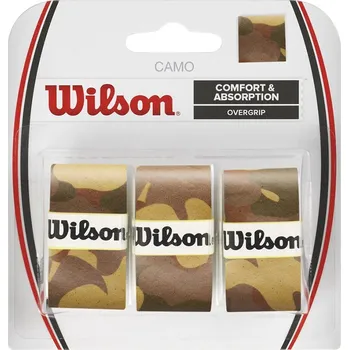 Wilson PRO OVERGRIP CAMO 3 ks Hnědá