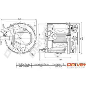 Palivový filtr Palivový filtr Dr!ve+ DP1110.13.0080