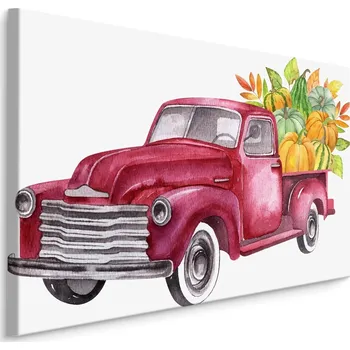 MyBestHome BOX Plátno Retro Kamion Na Zeleninu Varianta: 30x20