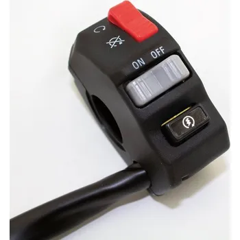 Elektroinstalace pro motocykl Univerzální vypínač pro ATV a čtyřkolky pro montáž na řídítka, pravá strana